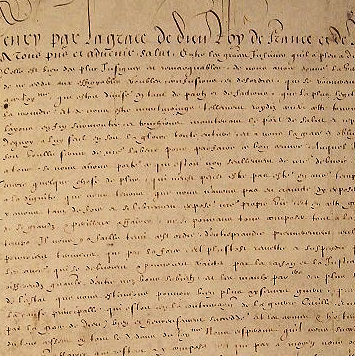 Édit de Nantes (1598) Édit de Nantes